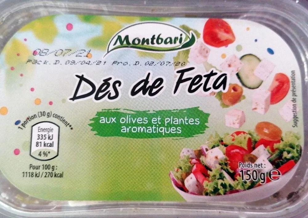 Dés de feta