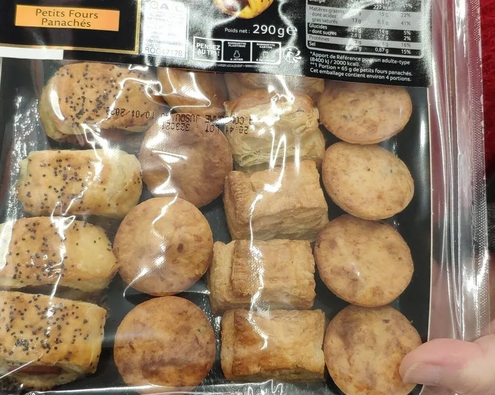 Plateau de petits fours panachés