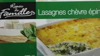Lasagnes chèvres épinards