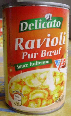 Ravioli Pur Bœuf (Sauce Italienne)