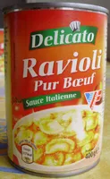 Ravioli Pur Bœuf (Sauce Italienne)