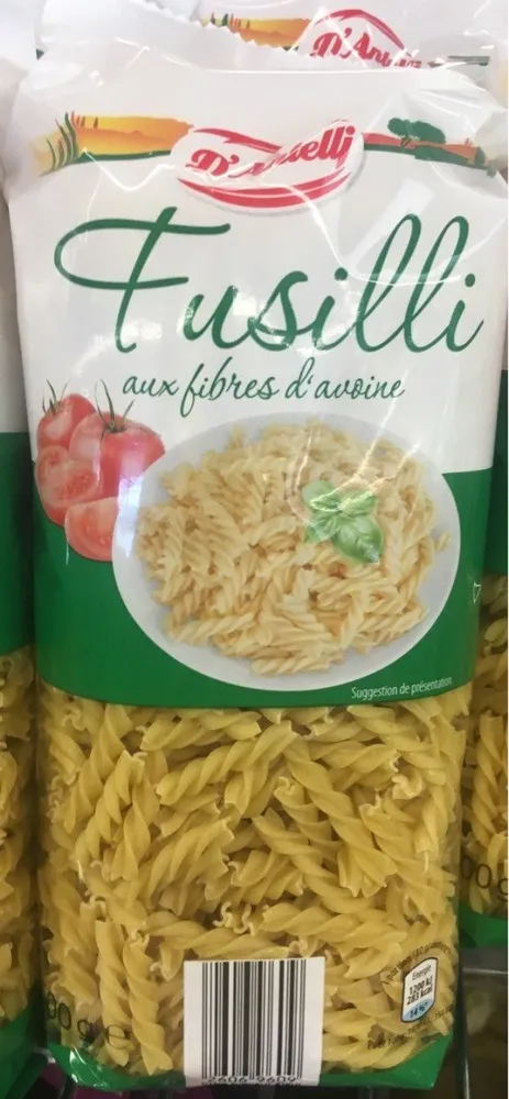 Fusilli aux fibres d'avoine