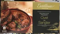 Civet de sanglier (morceaux pour préparation)