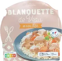 Blanquette de veau et son riz