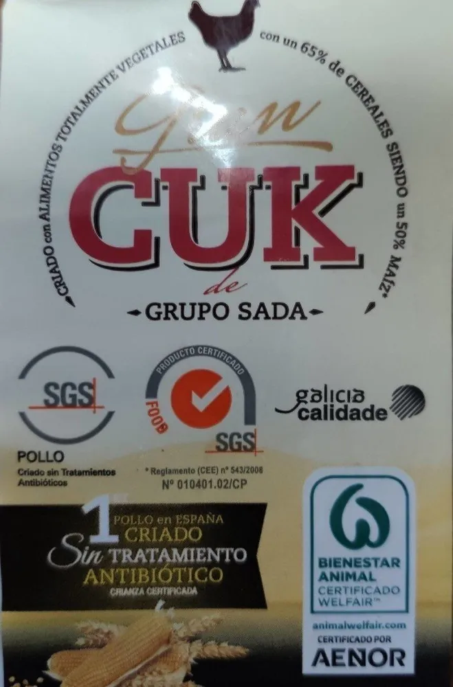 Alas partidas de pollo Gran Cuk