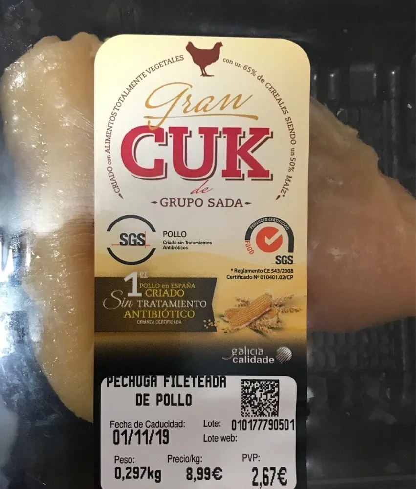 Pechuga de pollo