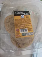 4 cookies aux pépites de chocolat