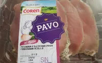 Pechuga de pavo fileteada marinada al ajillo