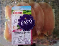 Pechuga de pavo fileteado marinada ajillo
