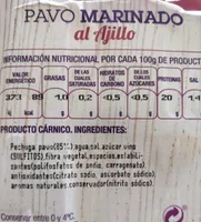 Pavo marinado al ajillo