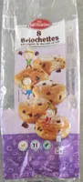 Briochettes aux pépites de chocolat au lait - 336 g