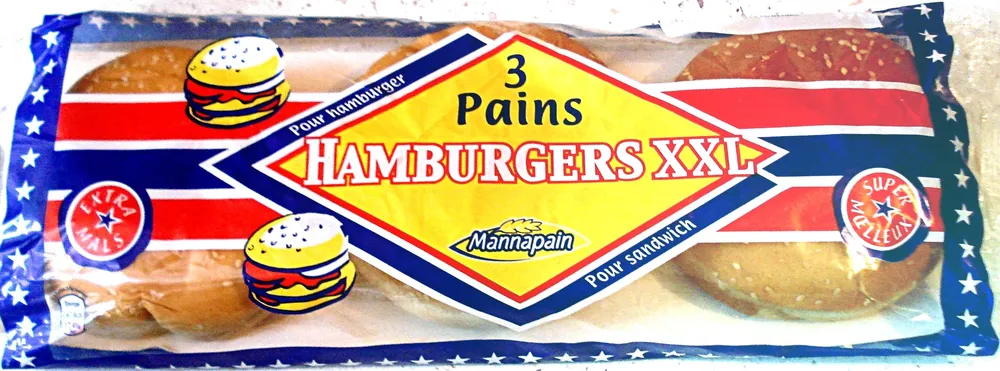 3 pains hamburgers XXL