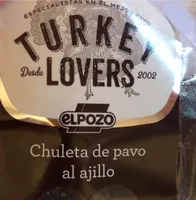 Chuleta de pavo al ajillo