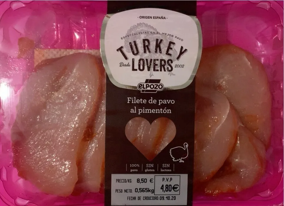 Filete de Pavo al pimenton