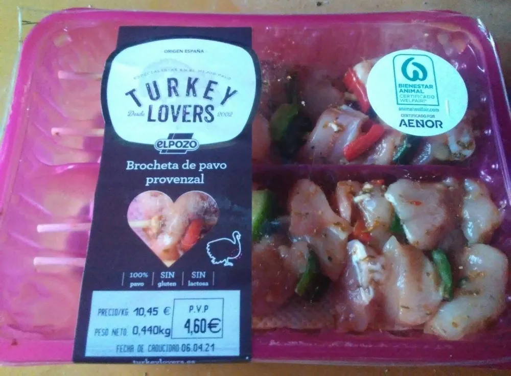 Brocheta de Pavo Provenzal Turkey Lovers