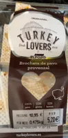 Brocheta de pavo provenzal