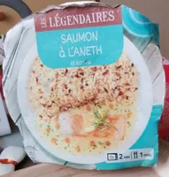 Saumon à l'aneth et sont riz