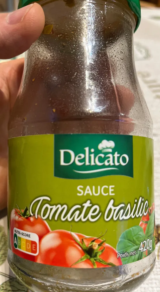 Sauce tomate basilic