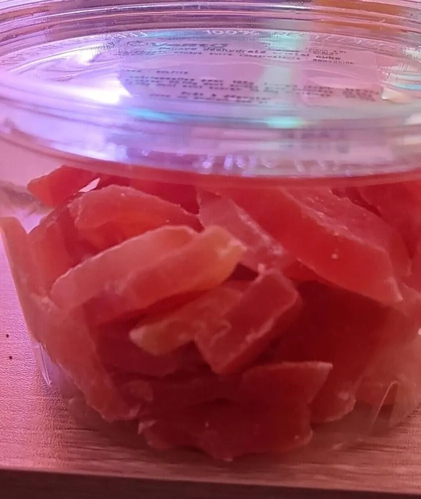 Papaye déshydraté cristal cube