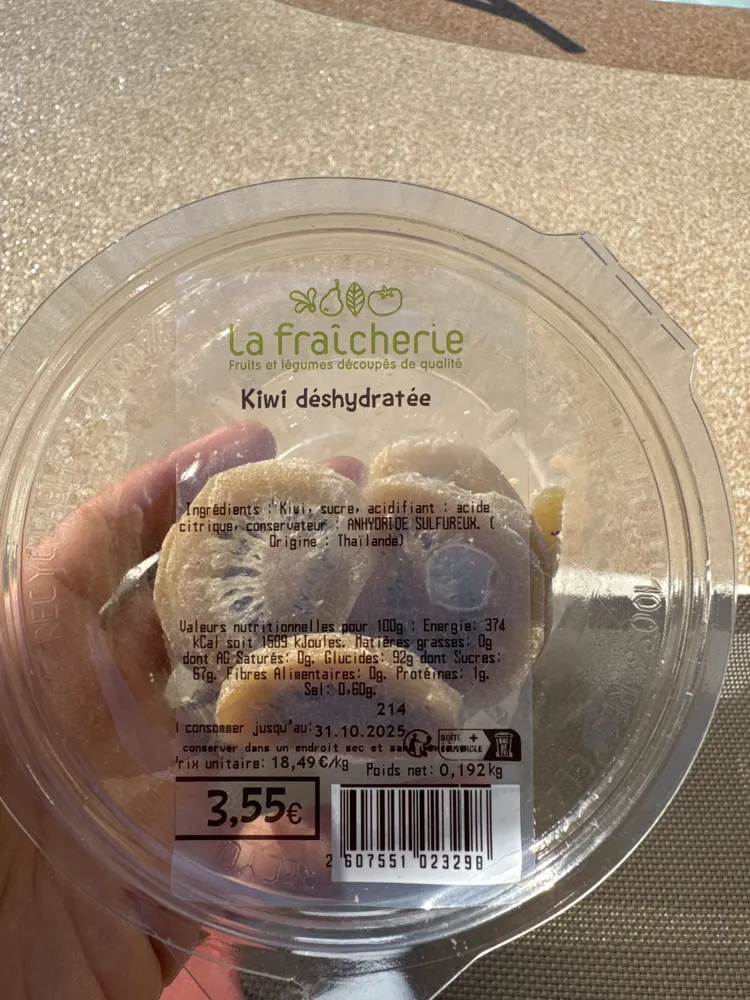 kiwi déshydratée