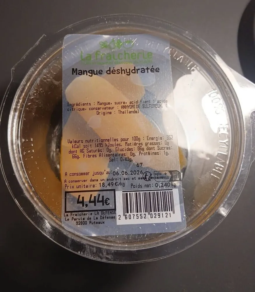 Mangue déshydratée