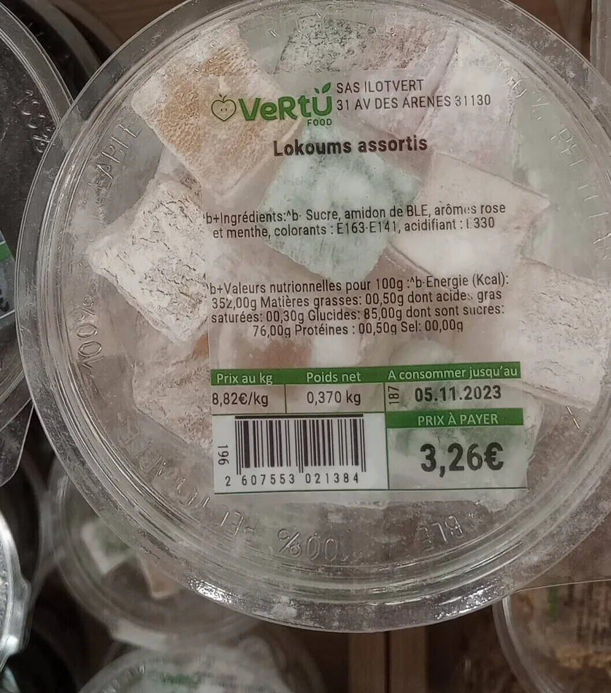 Loukoums assortis