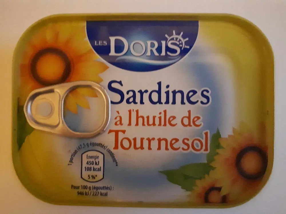 Sardines à l'huile de Tournesol