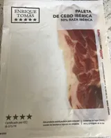Paleta de cebo iberica