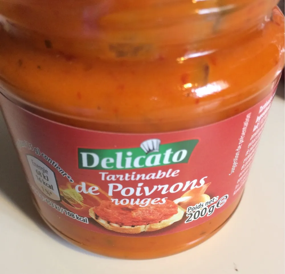 Tartinable de poivrons rouges