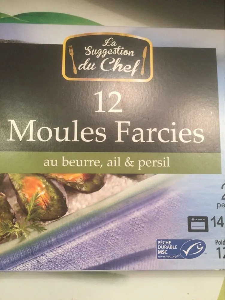 12 moules farcies