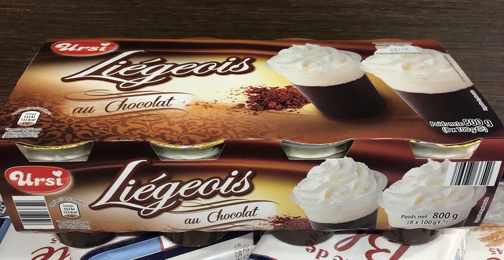 Liégeois au chocolat