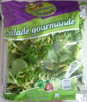 Salade gourmande déjà lavée prête à déguster