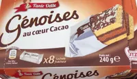 Génoise cœur saveur chocolat
