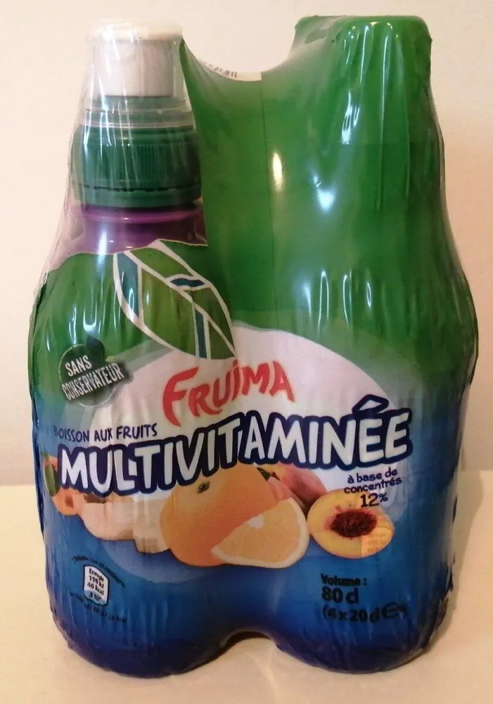 Boisson aux fruits multivitaminée