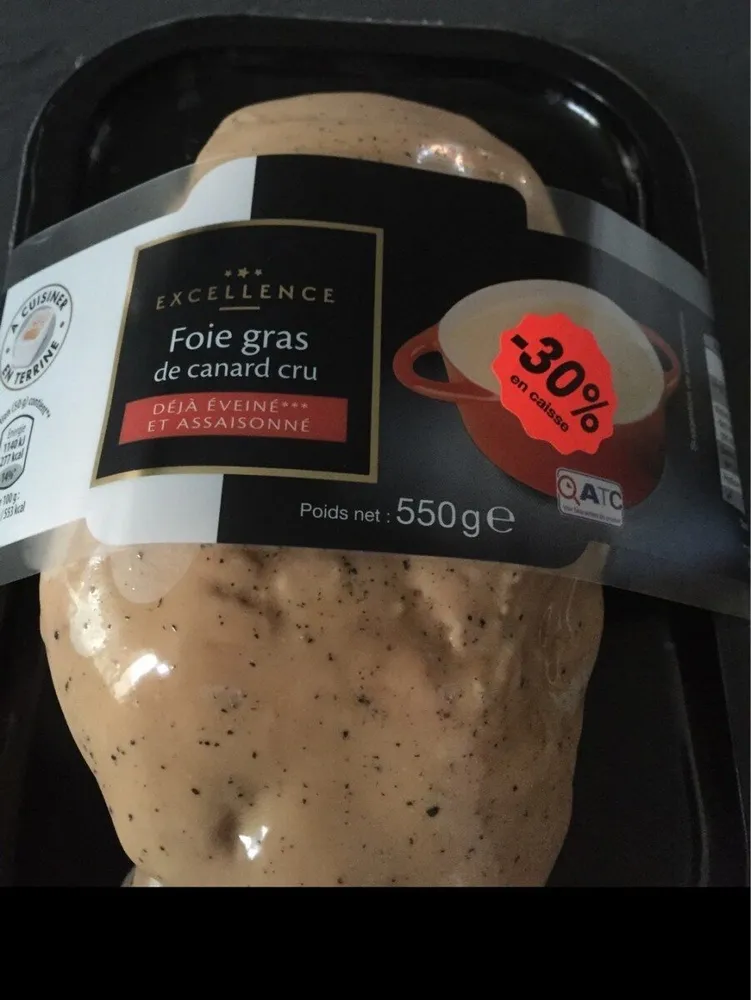 Foie gras de canard cru