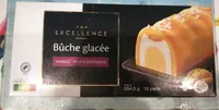 Bûche glacée vanille-fruits exotiques