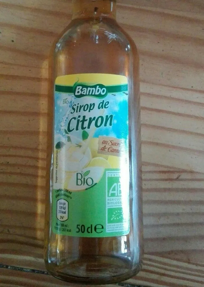 Sirop de citron