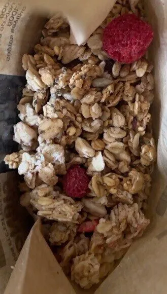 Musli croustillant, quatre fruits rouges