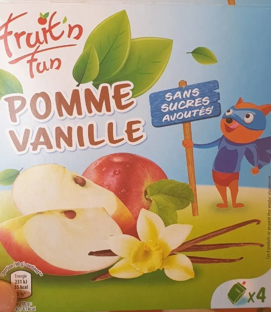 Fruit'n Fun Pomme vanille