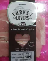 Filete de pavo al ajillo