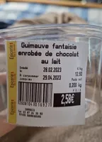 Guimauve fantaisie enrobée de chocolat au lait