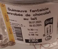 Guimauve fantaisie enrobée de chocolat au lait