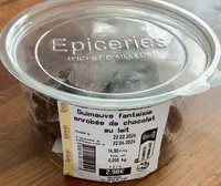 Guimauve Fantaisie enrobée de chocolat au lait