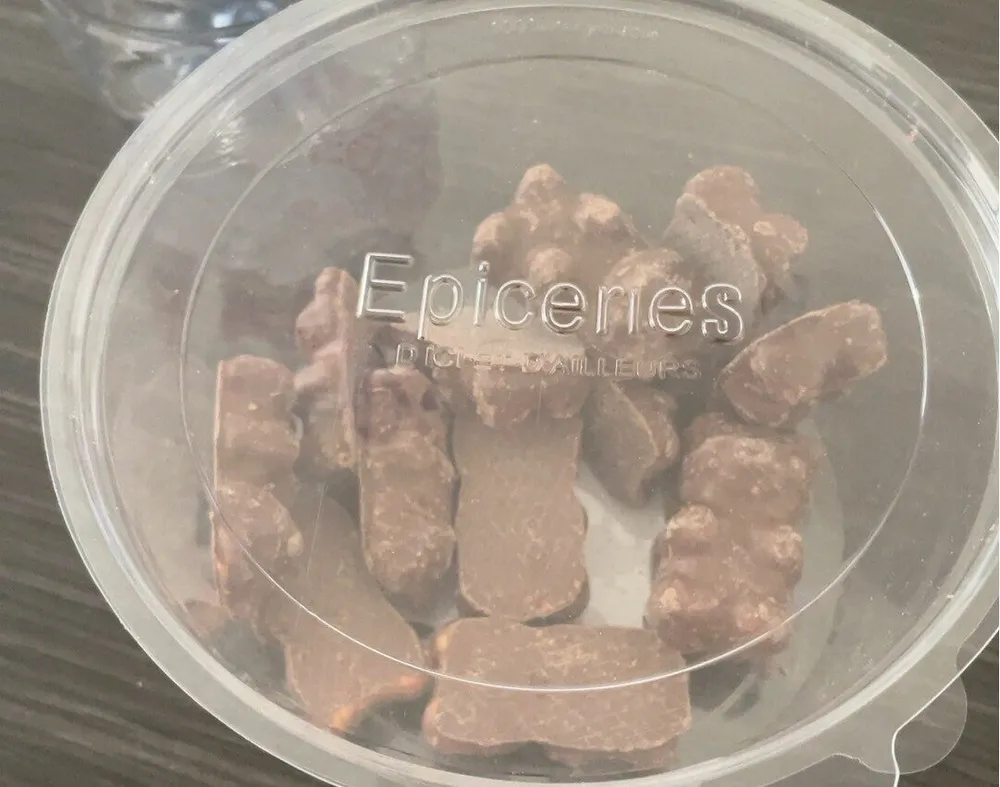 Guimauve fantaisie enrobee de chocolat au lait
