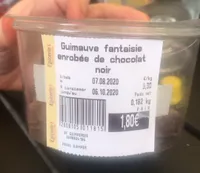 Guimauve au chocolat noir