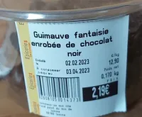Guimauve fantaisie chocolat noir