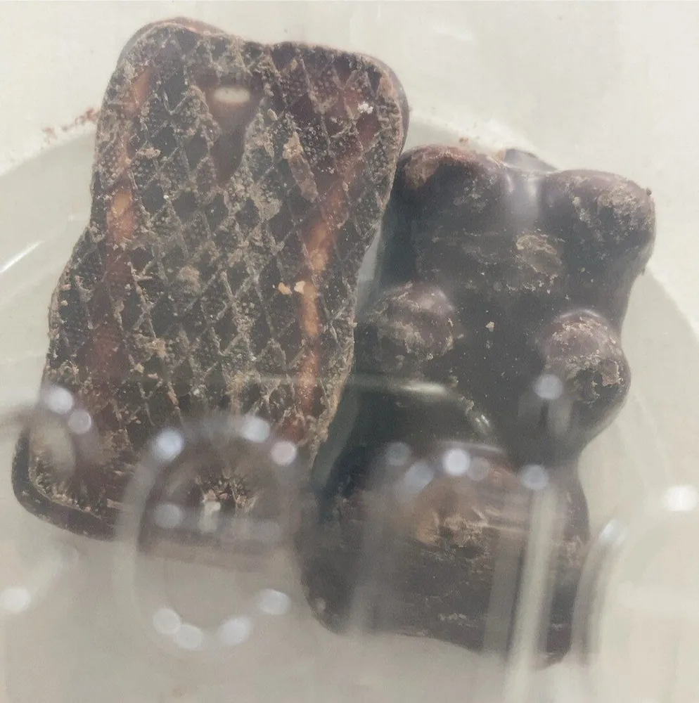Guimauve enrobee de chocolat noir