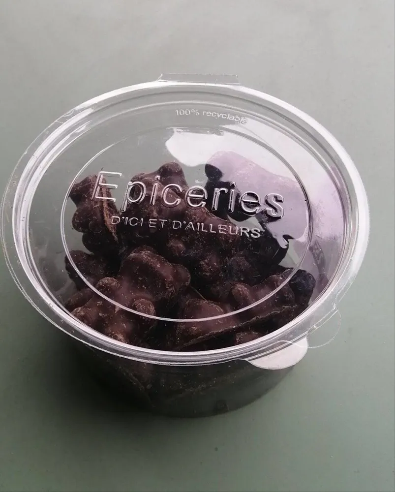 Guimauve fantaisie enrobée de chocolat noir