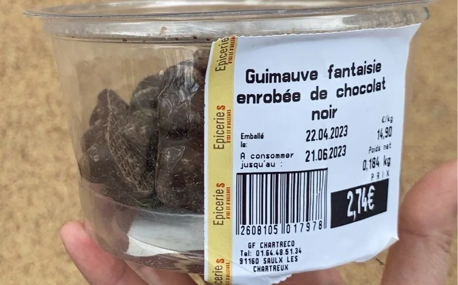 Guimauve au chocolat