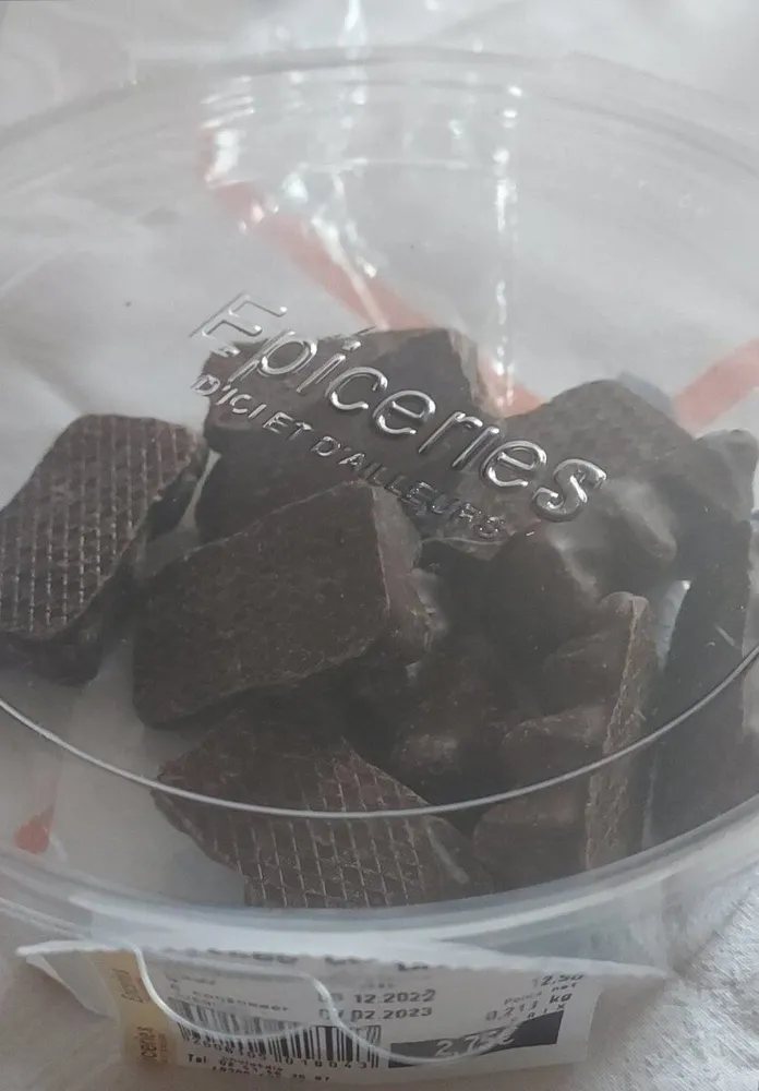 Guimauve  fantasie enrobé de chocolat noir